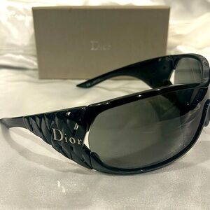 Authentic Dior Black Ribbon Azum8 Vintage Sunglasses PreOwned